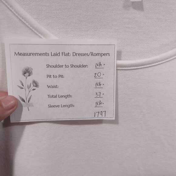 Lou & Grey LOFT Women's Cream White Midi Dress Size Large - Picture 5 of 5